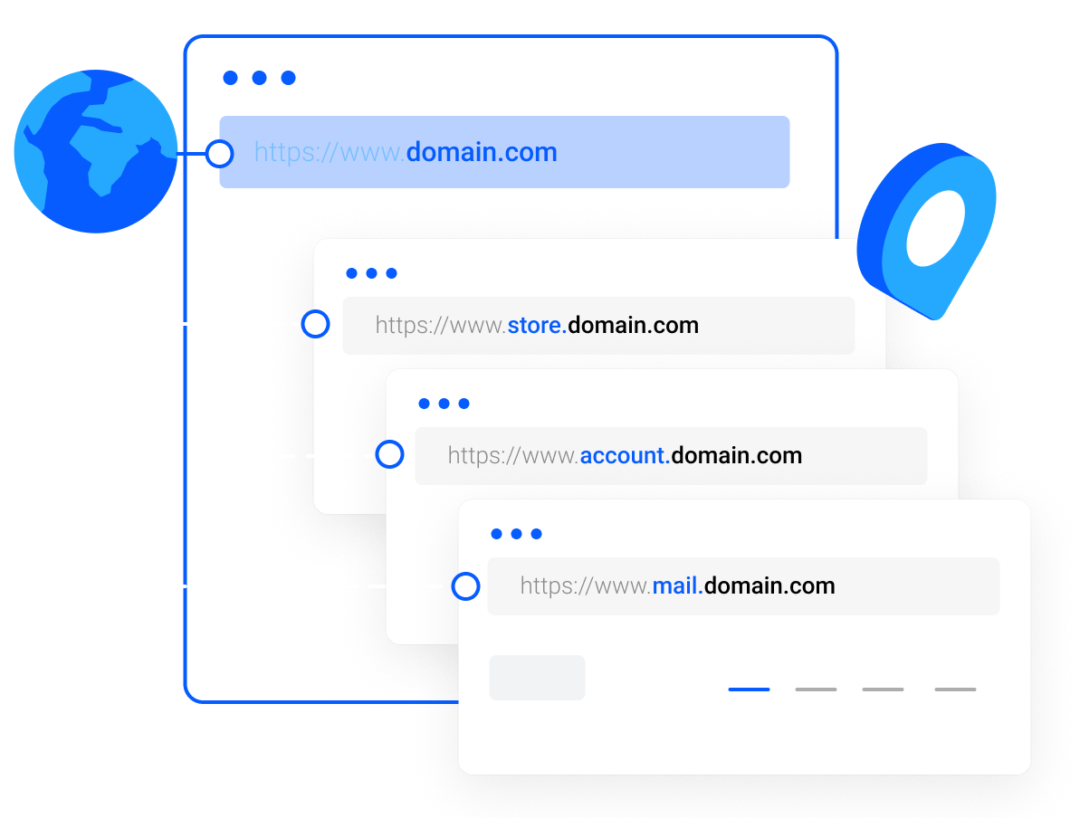 Free and unlimited subdomains