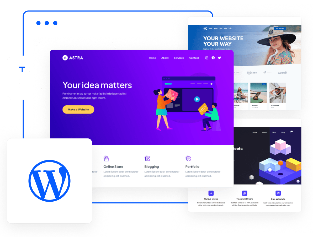 Forside - Build your website with optimized WordPress hosting